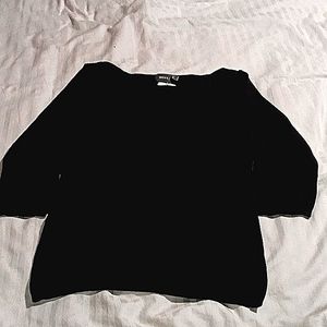 MEXX 3/4 Sleeve Black Tee-shirt